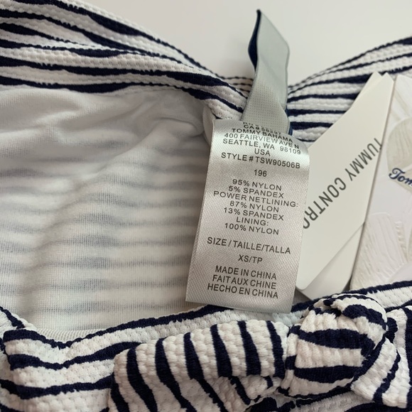 Full Coverage Bikini Bottom by TOMMY BAHAMA Island Cays Hi Waist Swimwear - Picture 8 of 13